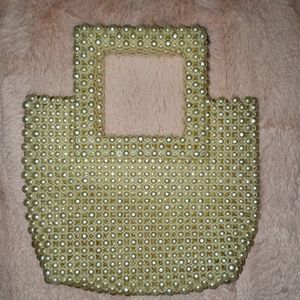 Faux Pearl Handbag- formal and evening style